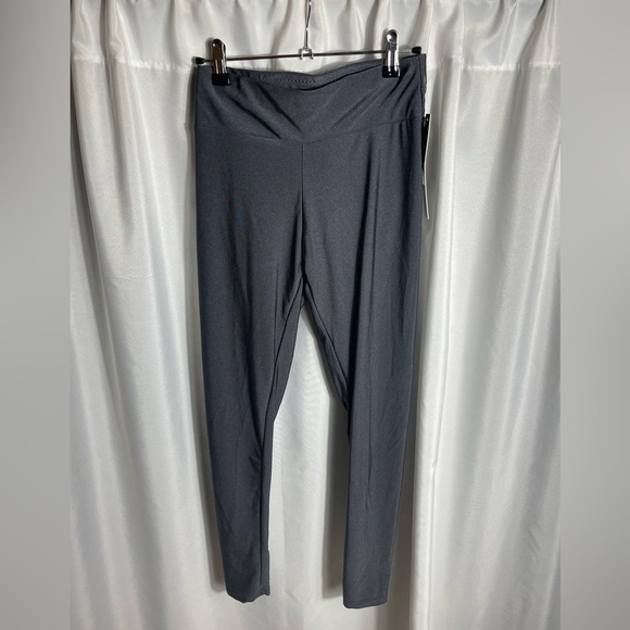 New Mix Gray Shimmer Workout Training Leggings Size S/M Casual Yoga Stretch NWT - Picture 1 of 5